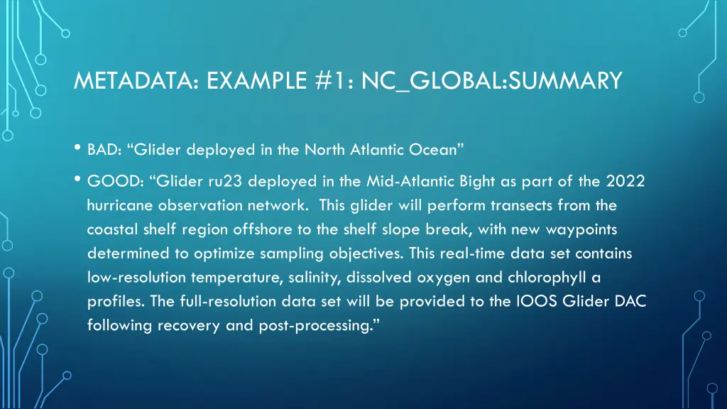 metadata example 1 nc global summary