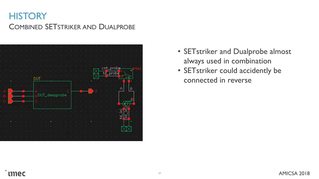 history c ombined set striker and d ualprobe