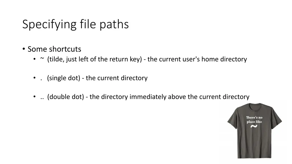 specifying file paths