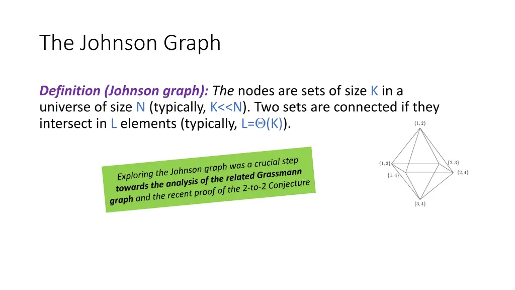 the johnson graph