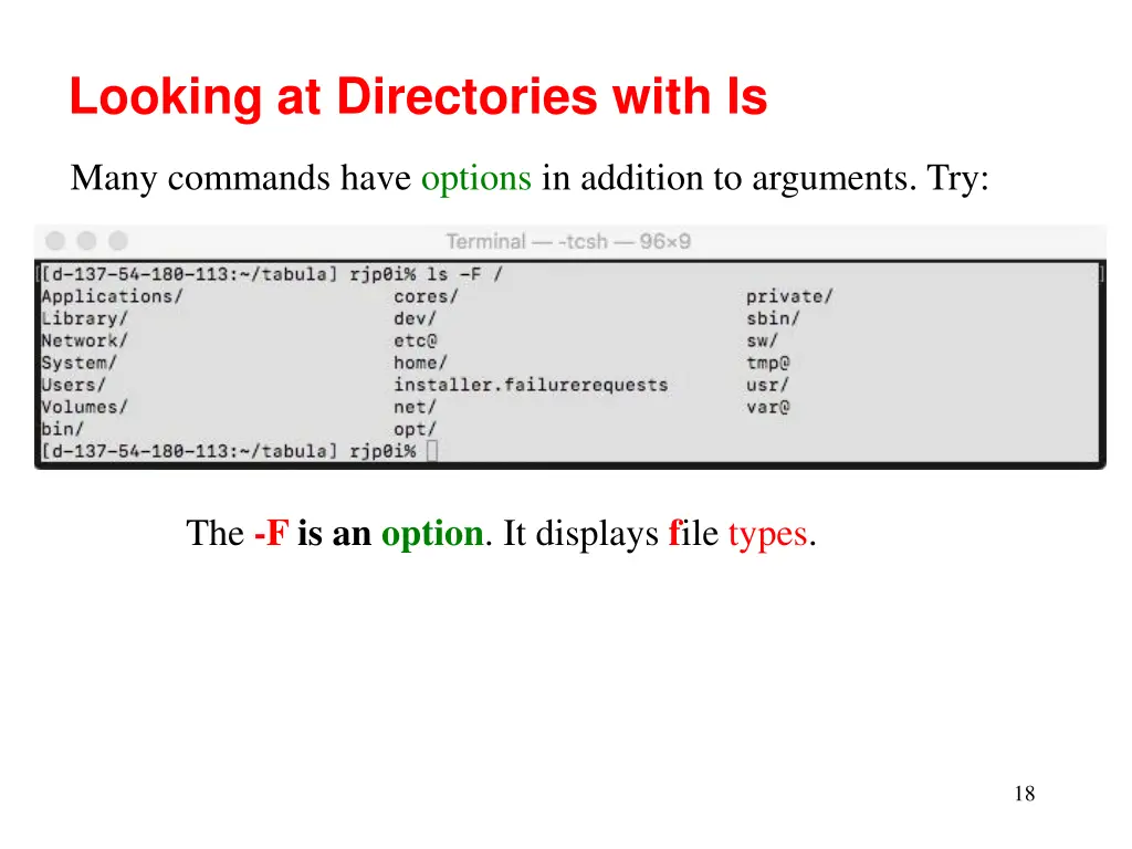 looking at directories with is 2