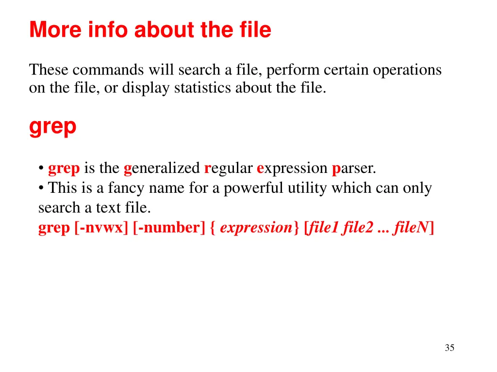 more info about the file