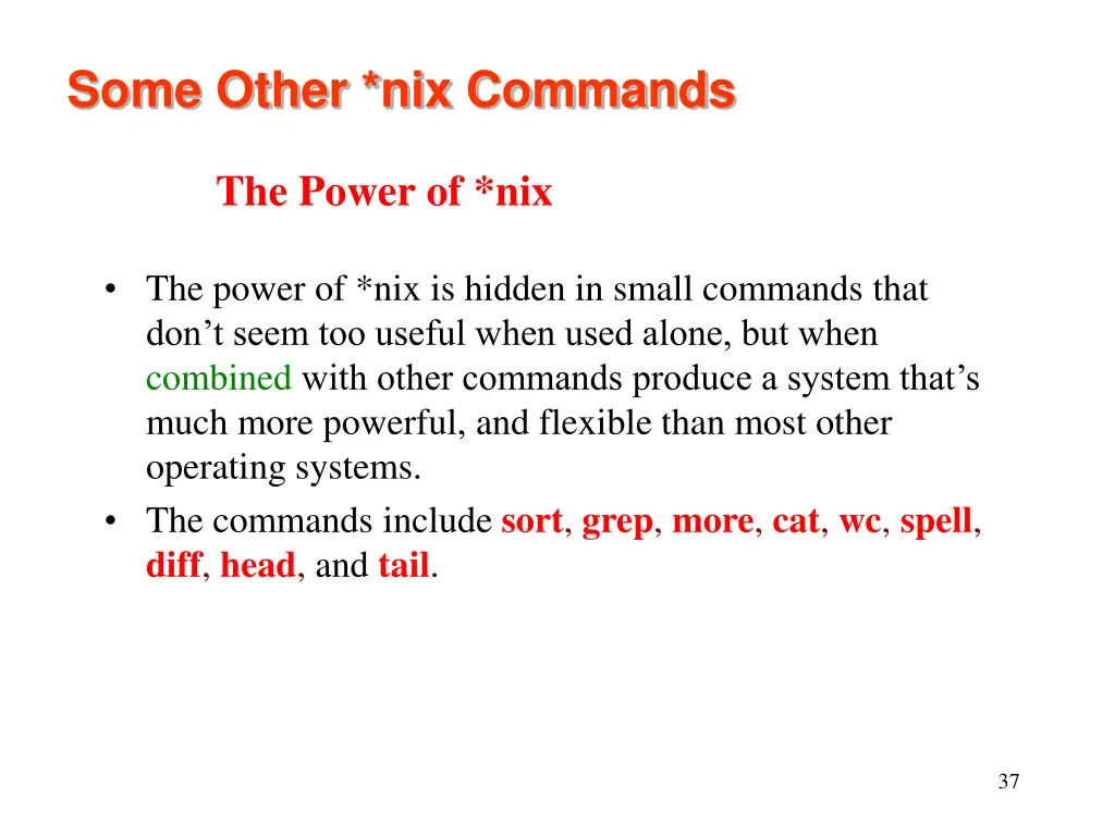 some other nix commands