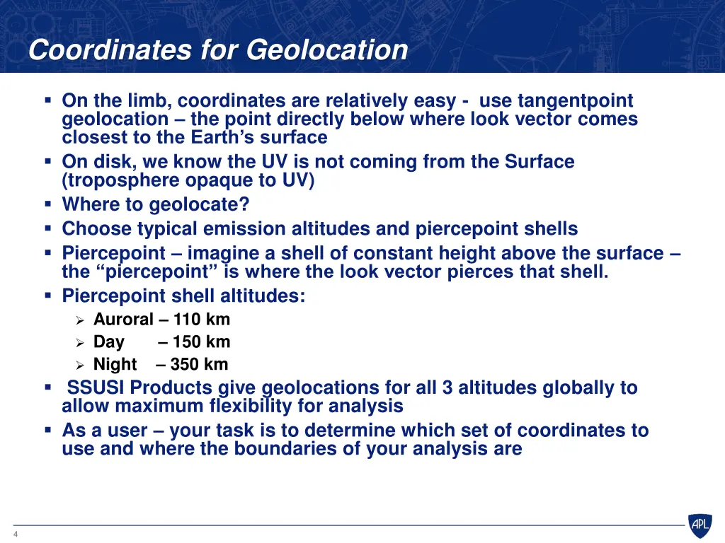 coordinates for geolocation