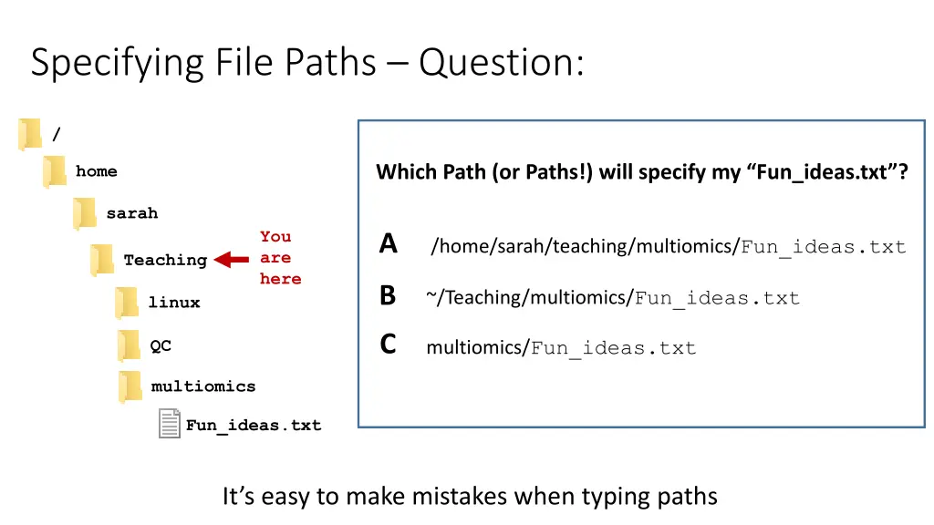 specifying file paths question