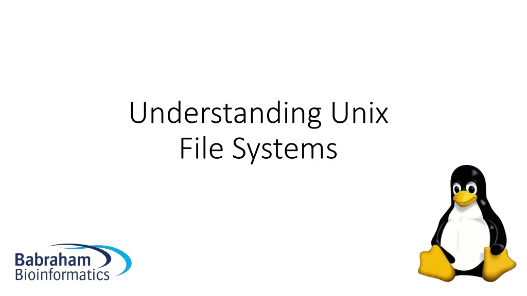 understanding unix file systems