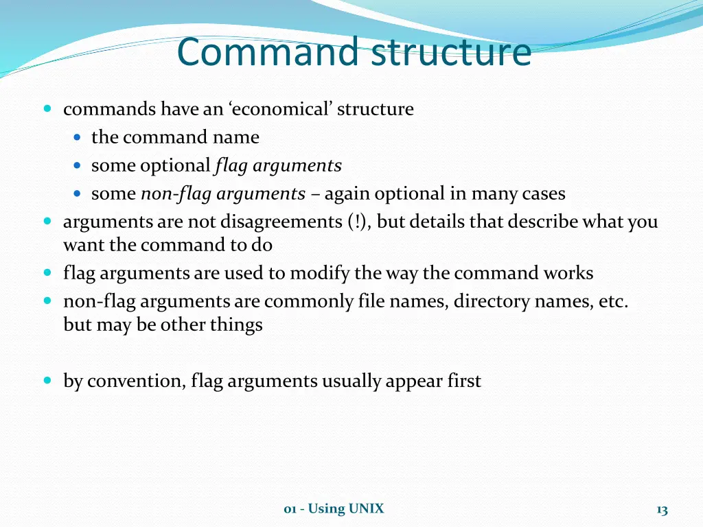 command structure