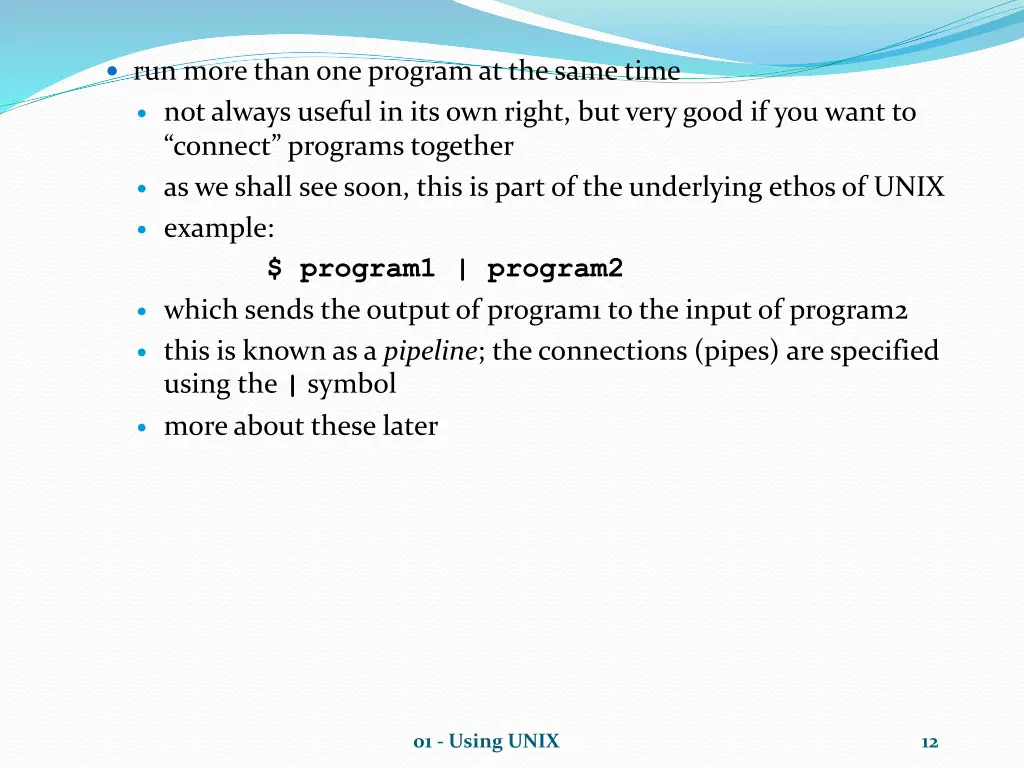 run more than one program at the same time