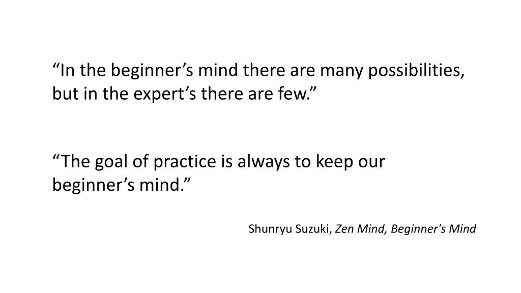 in the beginner s mind there are many