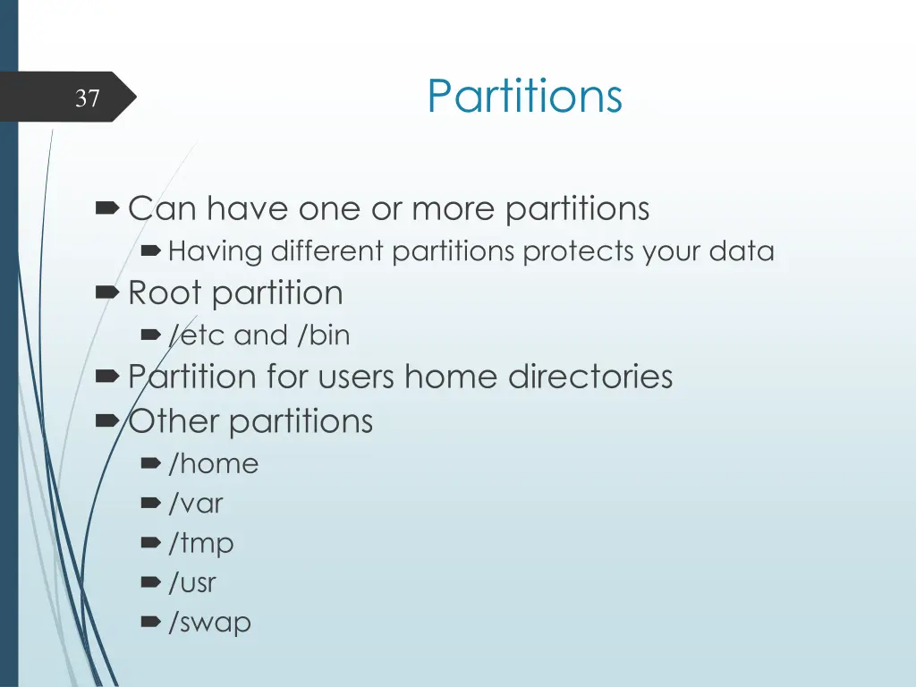 partitions