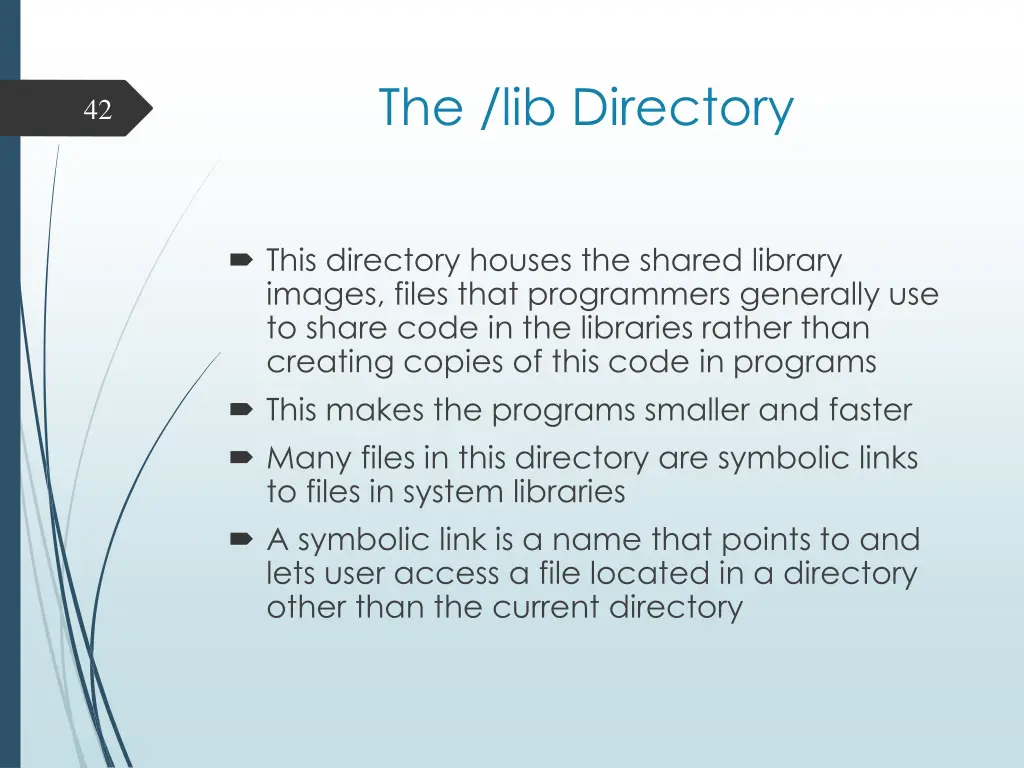 the lib directory