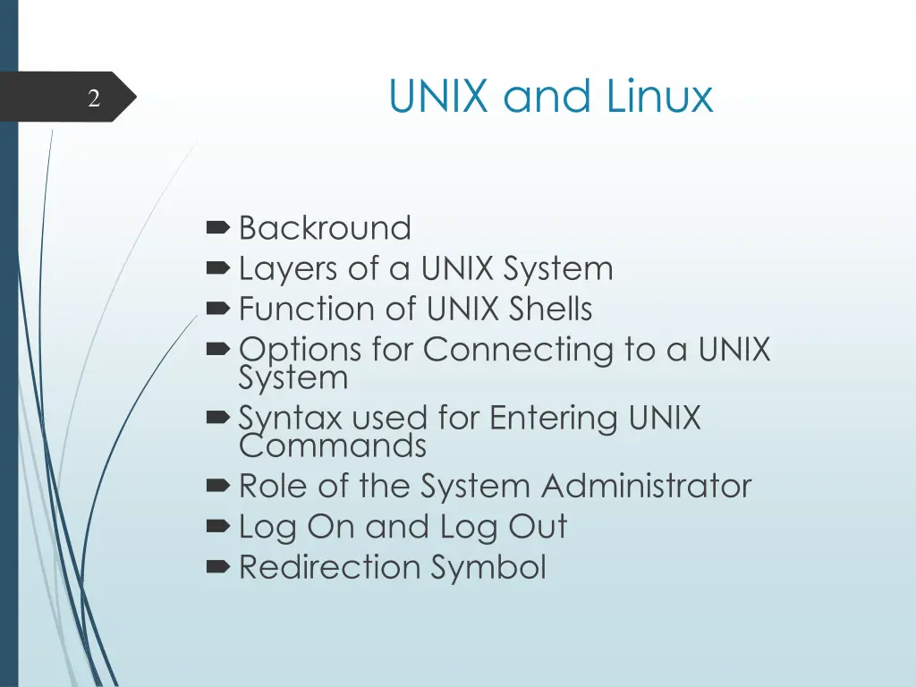 unix and linux