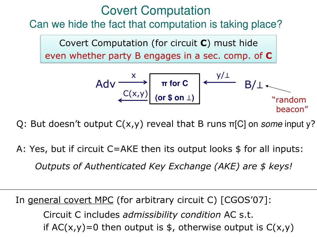 covert computation 2