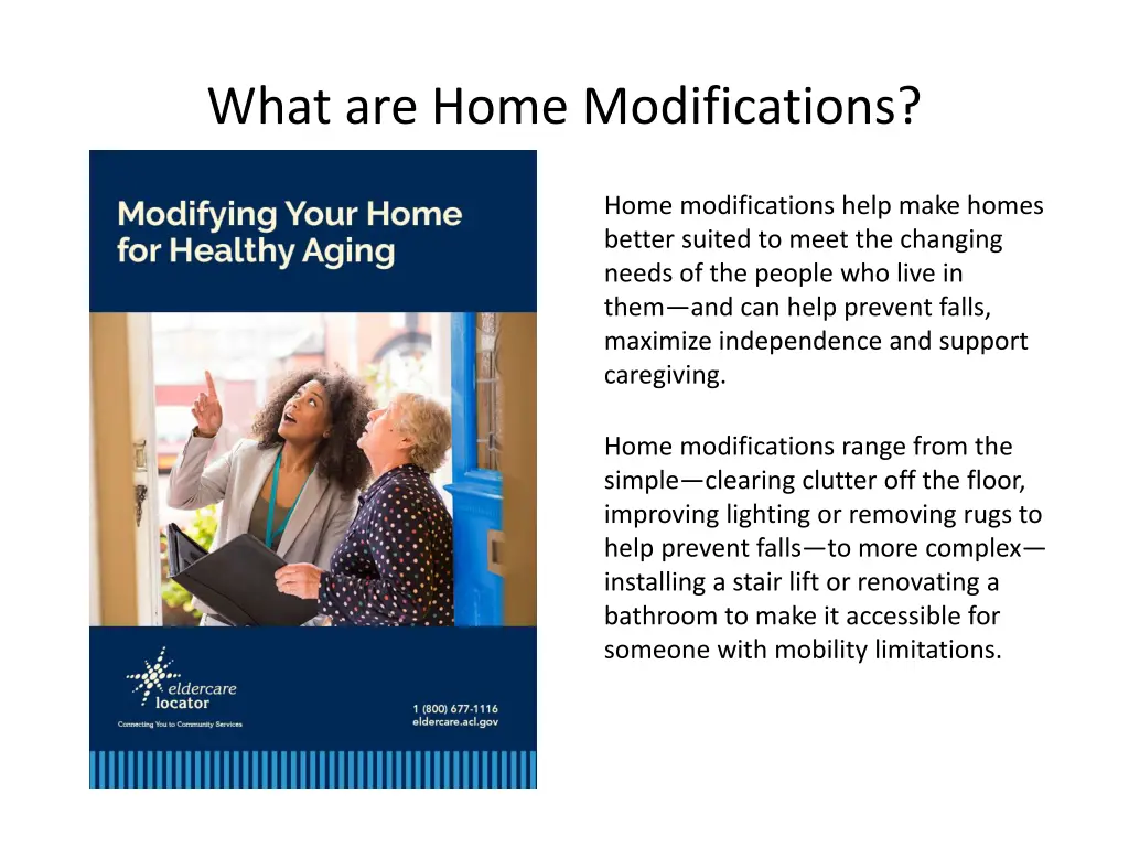 what are home modifications