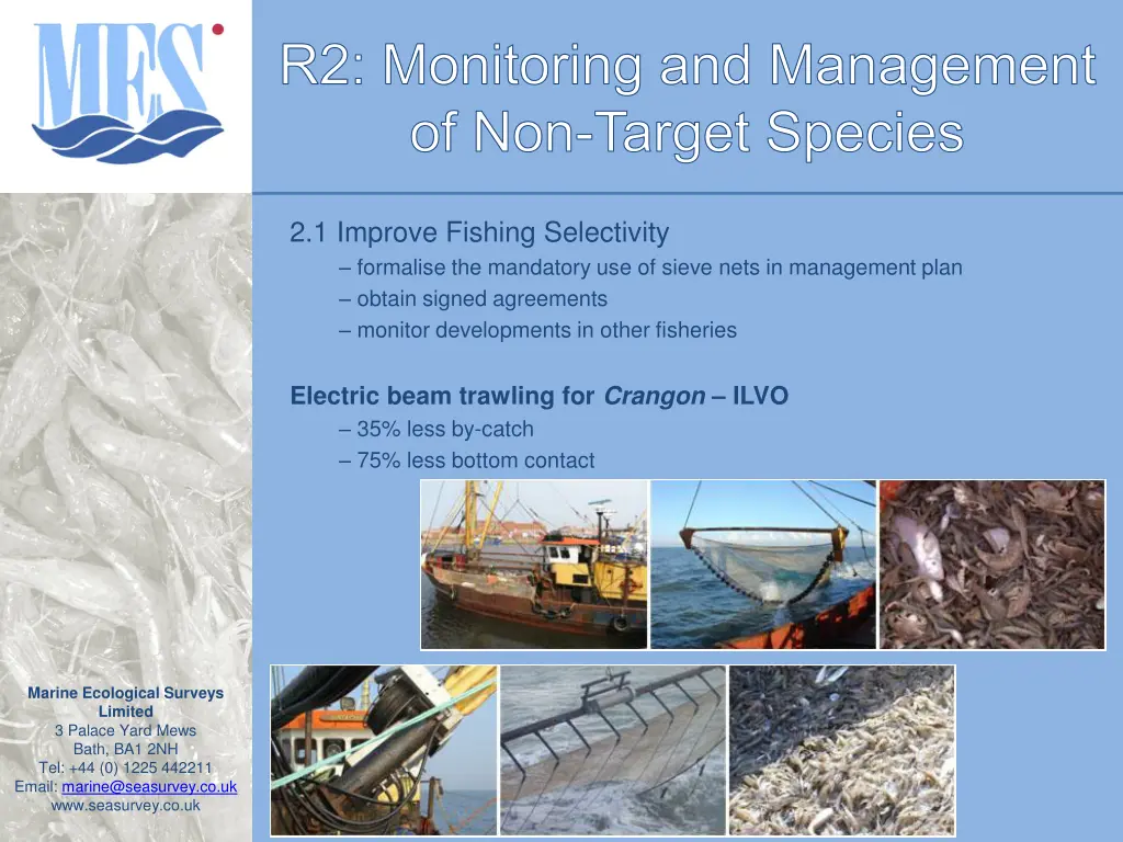 r2 monitoring and management of non target species