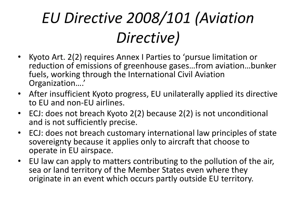 eu directive 2008 101 aviation directive