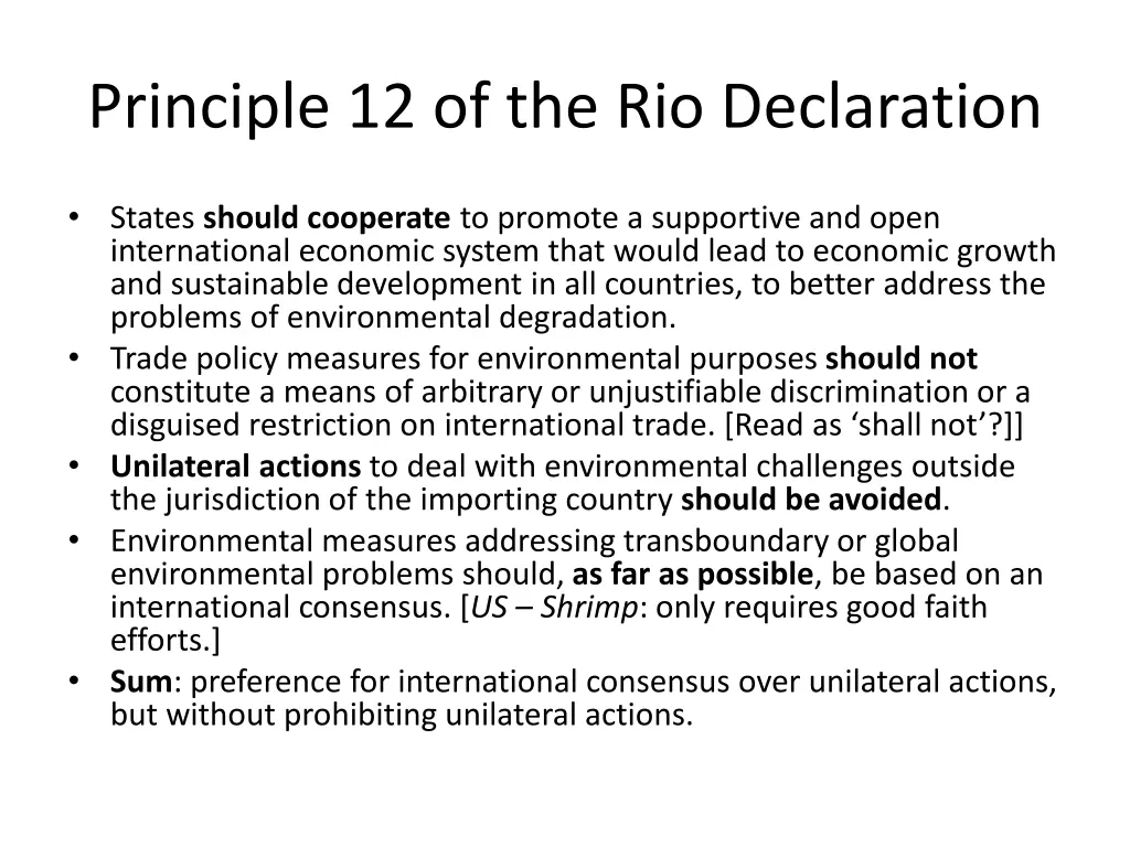 principle 12 of the rio declaration