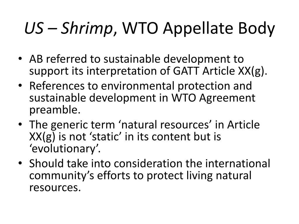 us shrimp wto appellate body