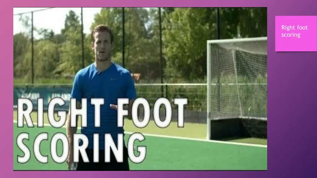 right foot scoring