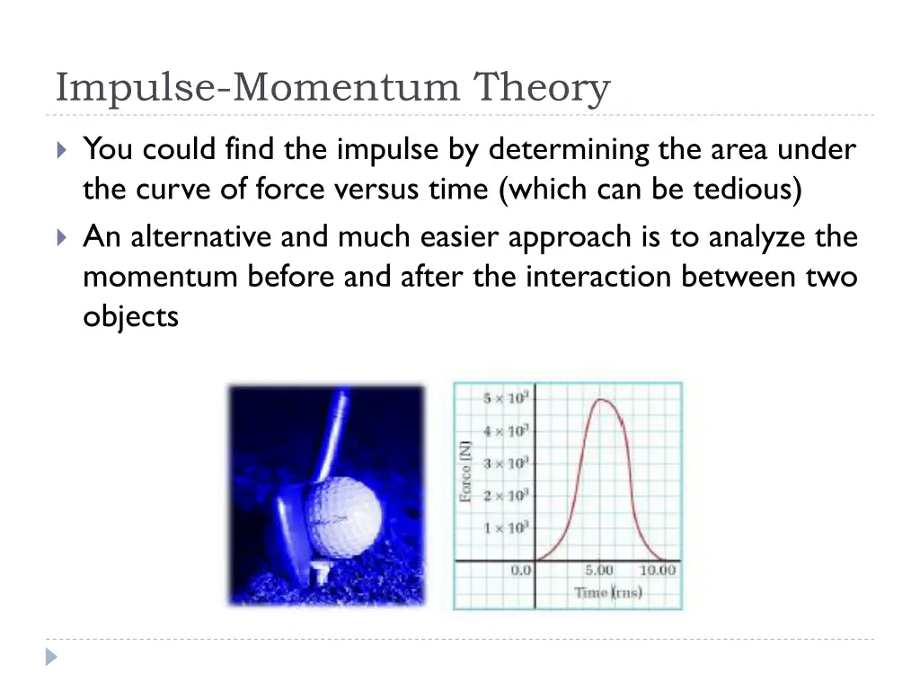 impulse momentum theory 1