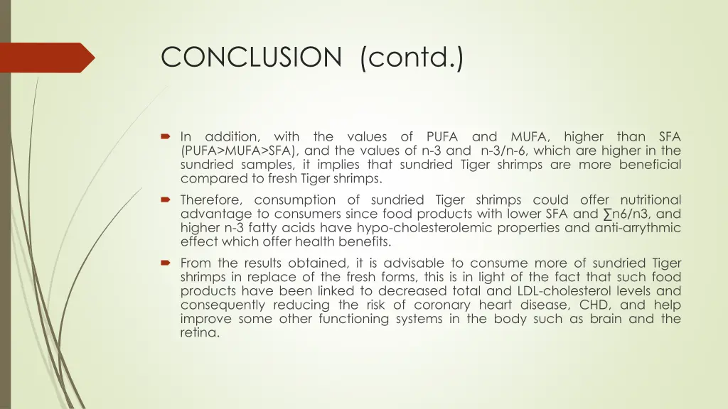 conclusion contd