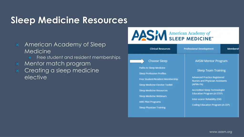 sleep medicine resources