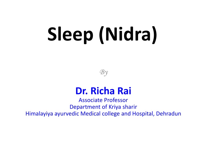 sleep nidra