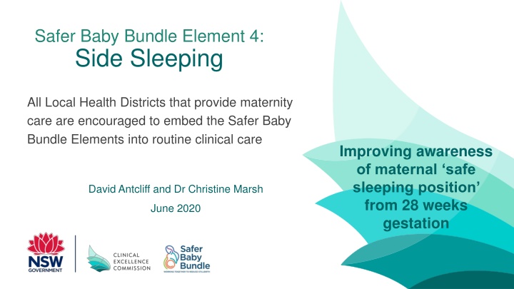 safer baby bundle element 4 side sleeping