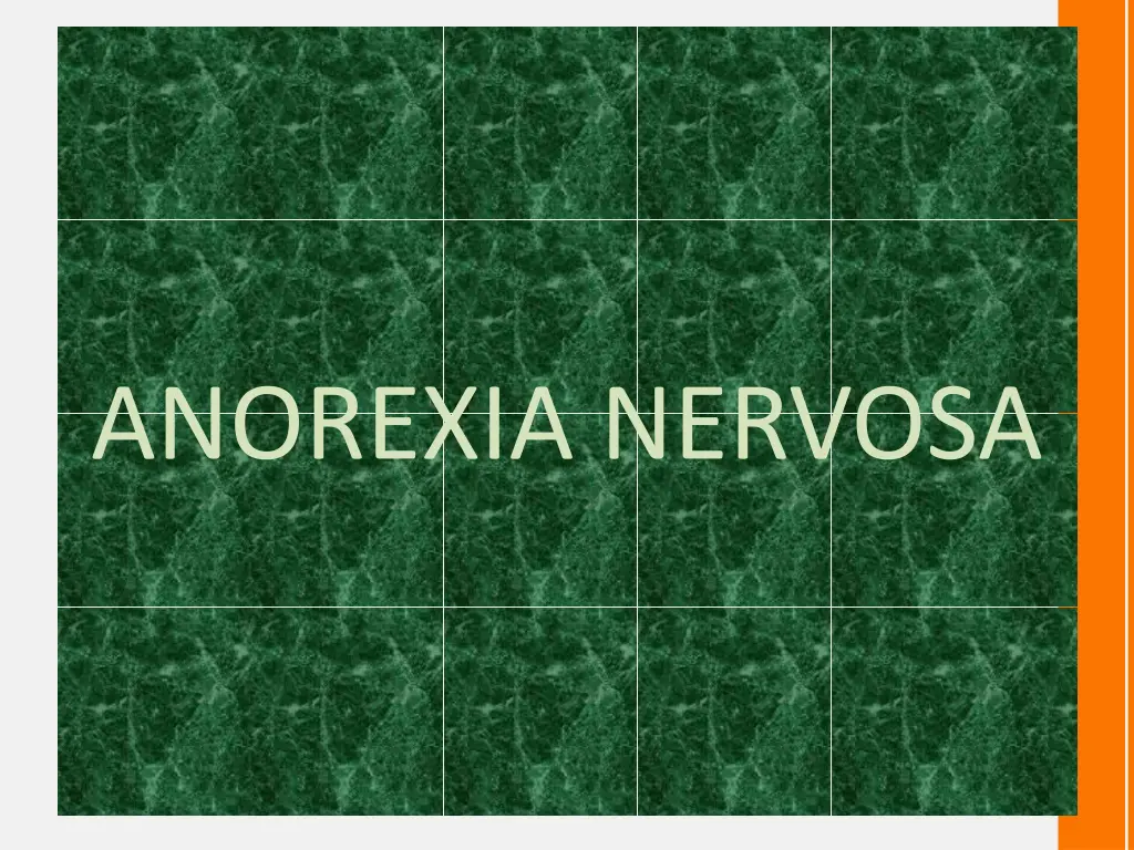 anorexia nervosa