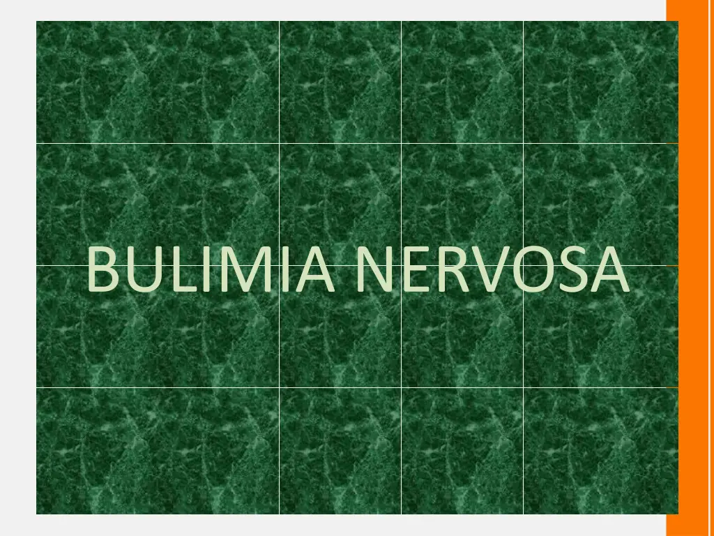 bulimia nervosa