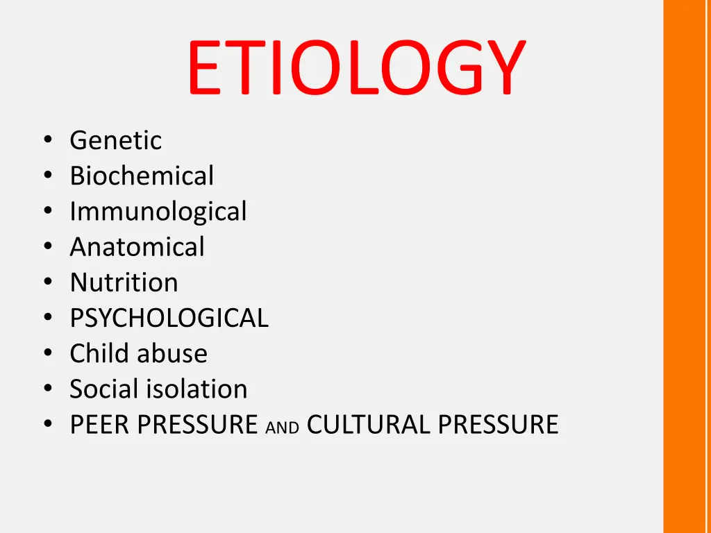 etiology