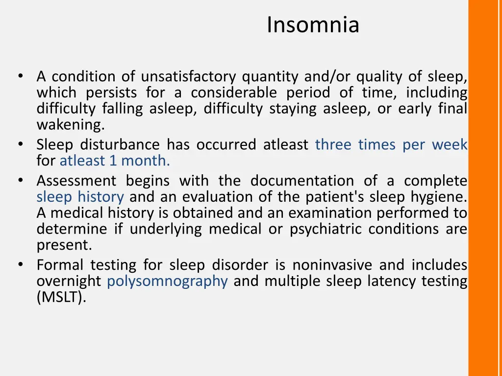 insomnia