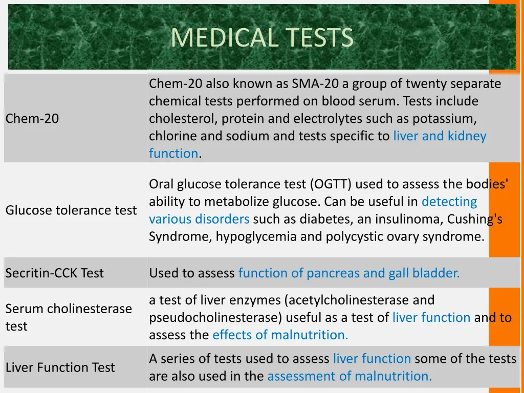 medical tests 1