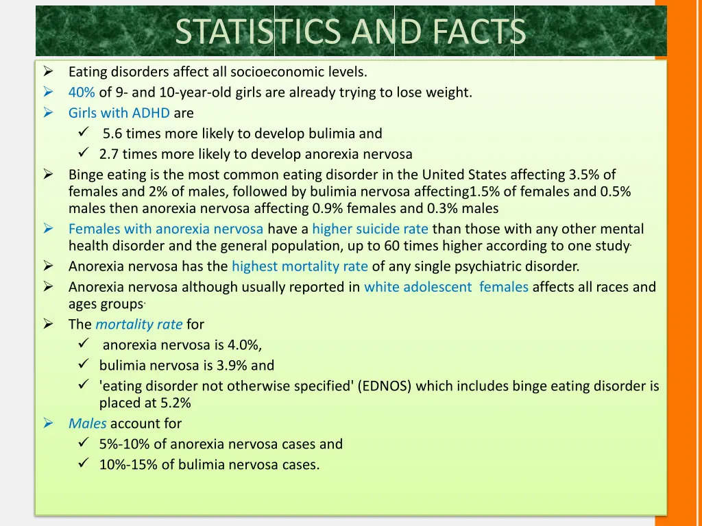 statistics and facts