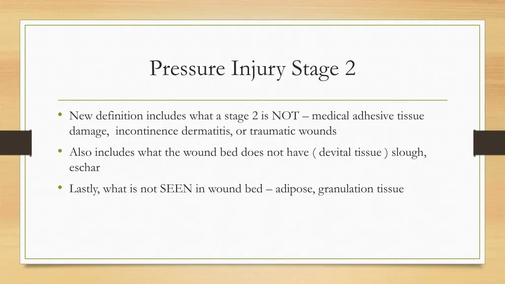 pressure injury stage 2