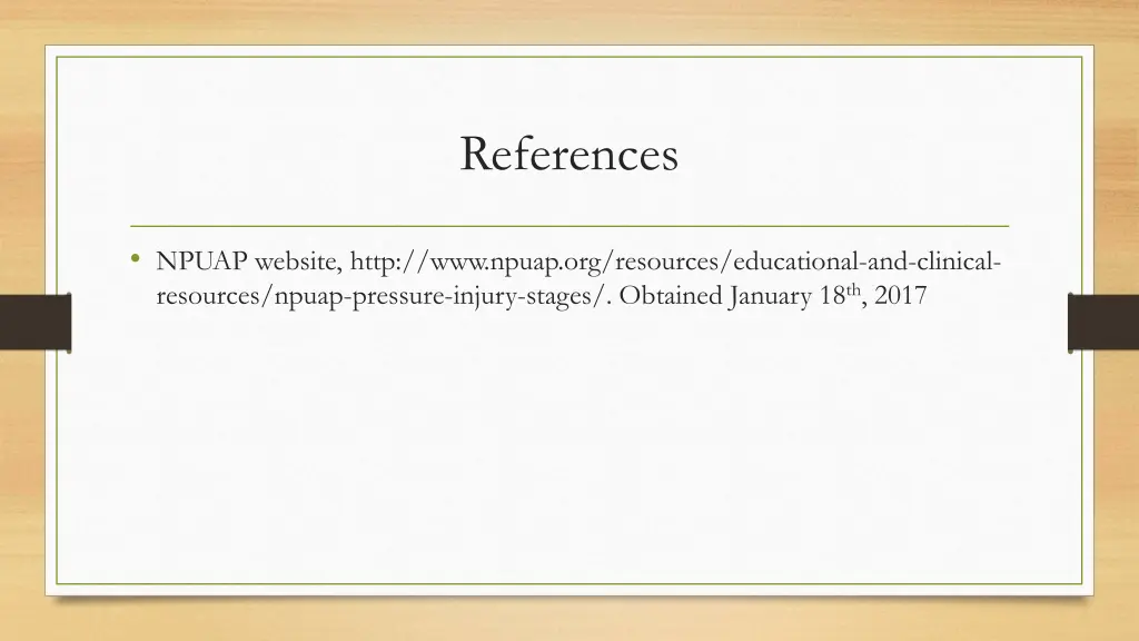 references