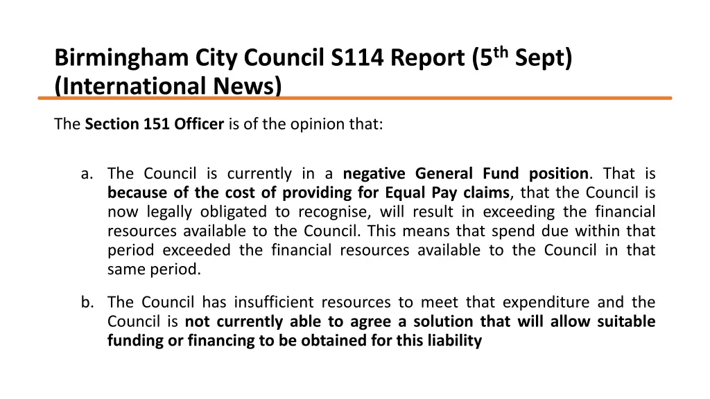 birmingham city council s114 report 5 th sept