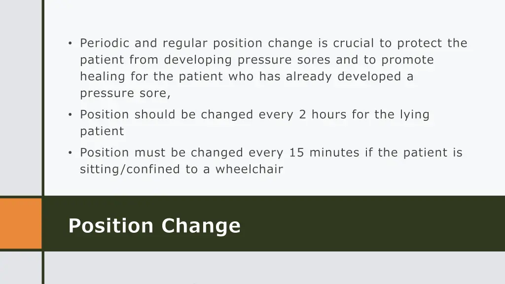 periodic and regular position change is crucial