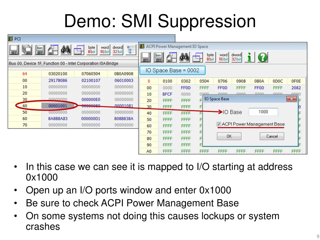 demo smi suppression 2