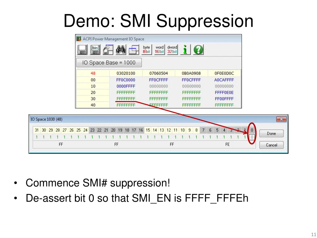 demo smi suppression 4