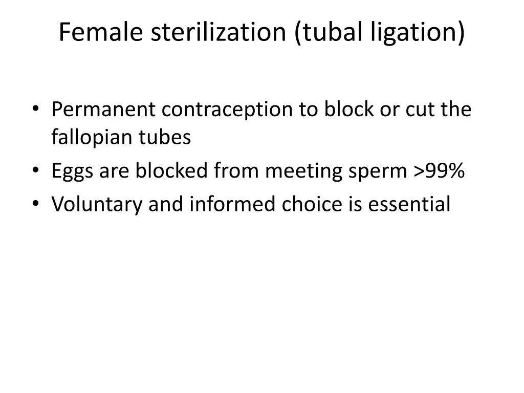 female sterilization tubal ligation 1