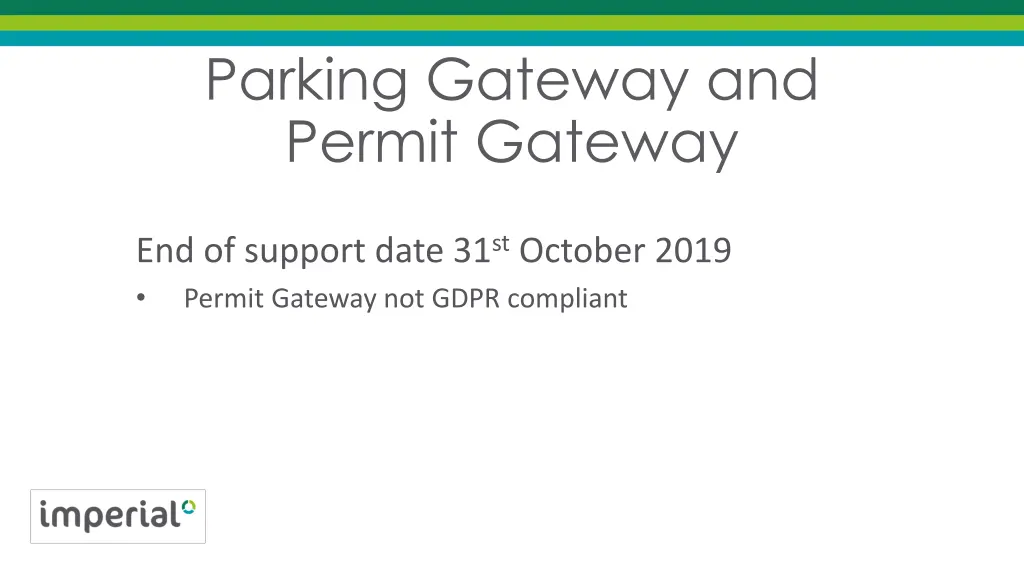 parking gateway and permit gateway