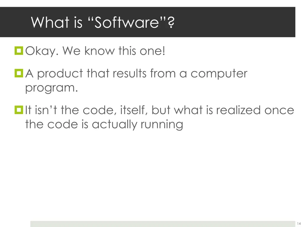 what is software