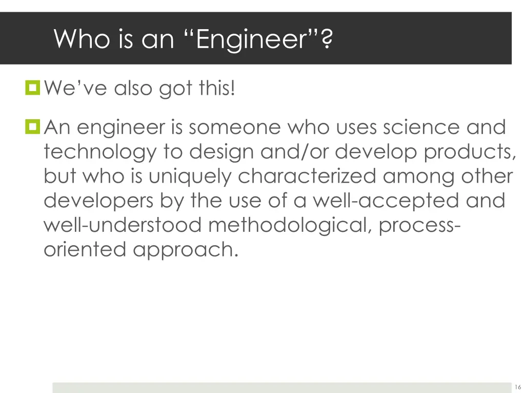 who is an engineer