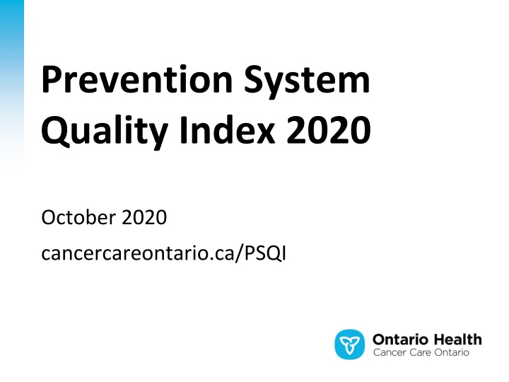 prevention system quality index 2020