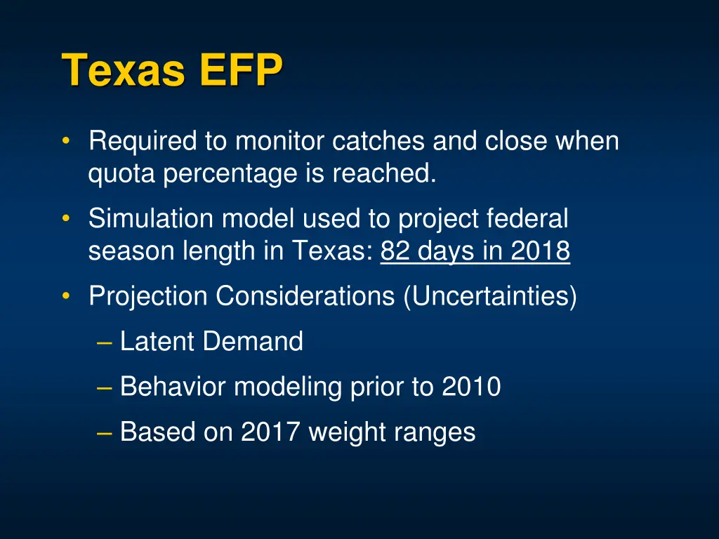 texas efp 2