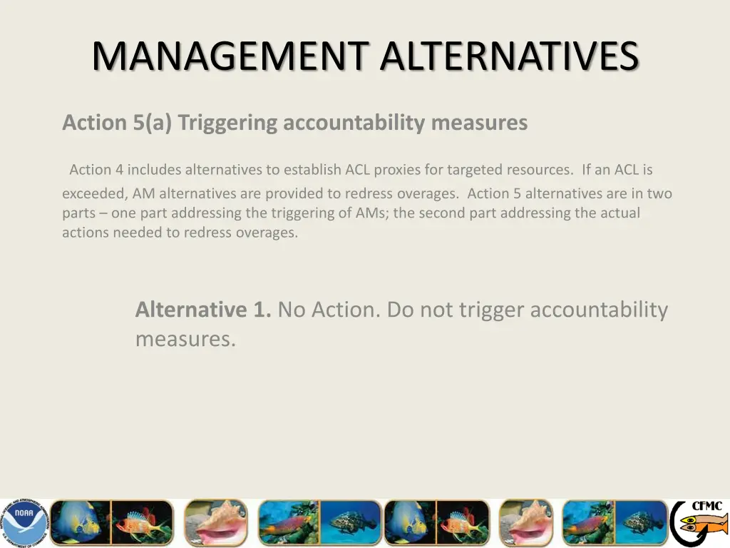 management alternatives 18