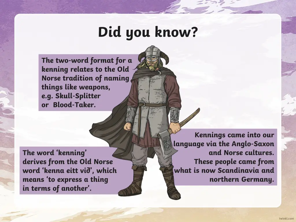 did you know