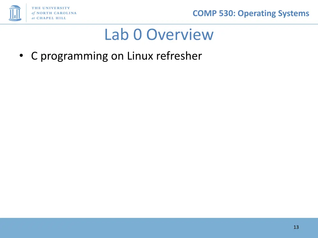 comp 530 operating systems 12