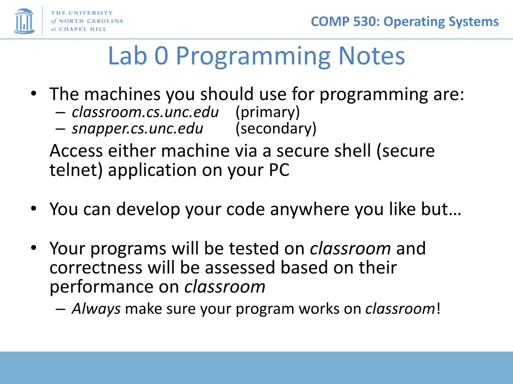 comp 530 operating systems 19